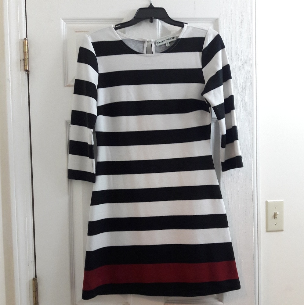 Cute Striped Mini Dress